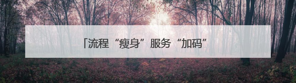流程“瘦身”服务“加码” 山东政务改革跑出“加速度”