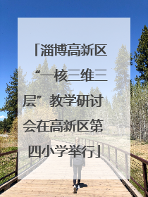 淄博高新区“一核三维三层”教学研讨会在高新区第四小学举行