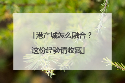 港产城怎么融合？这份经验请收藏