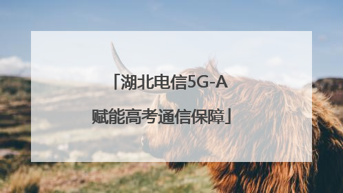 湖北电信5G-A赋能高考通信保障
