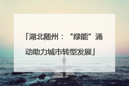 湖北随州：“绿能”涌动助力城市转型发展