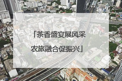 茶香盛宴展风采 农旅融合促振兴