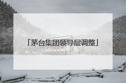茅台集团领导层调整