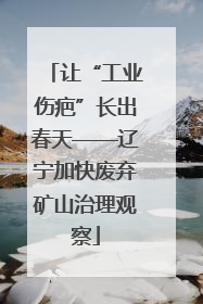 让“工业伤疤”长出春天——辽宁加快废弃矿山治理观察