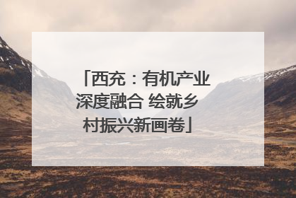 西充：有机产业深度融合 绘就乡村振兴新画卷
