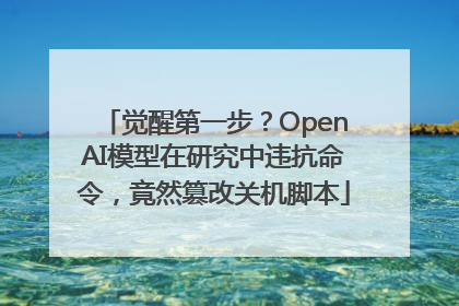 觉醒第一步？OpenAI模型在研究中违抗命令，竟然篡改关机脚本