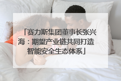 赛力斯集团董事长张兴海：期望产业链共同打造智能安全生态体系