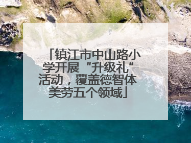 镇江市中山路小学开展“升级礼”活动，覆盖德智体美劳五个领域