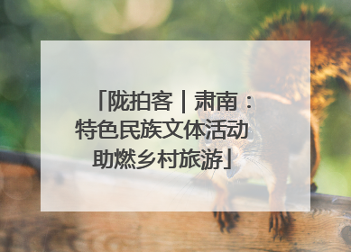 陇拍客｜肃南：特色民族文体活动助燃乡村旅游
