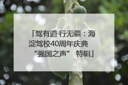 驾有道·行无疆：海淀驾校40周年庆典 “强国之声” 特辑