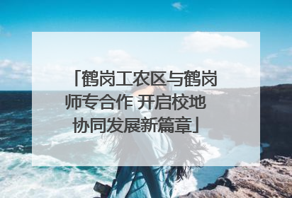鹤岗工农区与鹤岗师专合作 开启校地协同发展新篇章