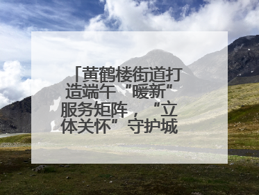 黄鹤楼街道打造端午“暖新”服务矩阵，“立体关怀”守护城市“摆渡人”