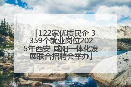 122家优质民企 3359个就业岗位2025年西安-咸阳一体化发展联合招聘会举办