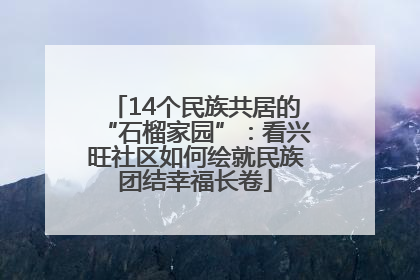 14个民族共居的“石榴家园”：看兴旺社区如何绘就民族团结幸福长卷