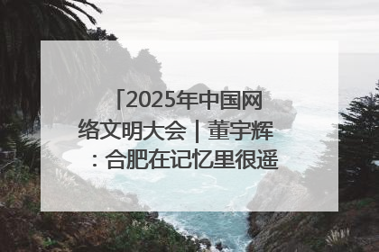 2025年中国网络文明大会｜董宇辉：合肥在记忆里很遥远也很亲切