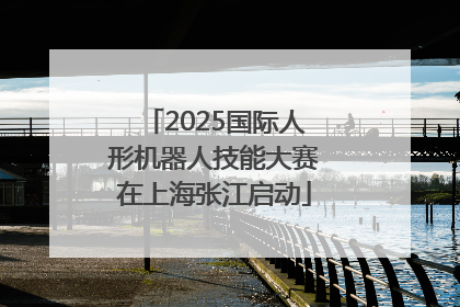 2025国际人形机器人技能大赛在上海张江启动