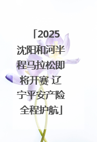 2025沈阳和河半程马拉松即将开赛 辽宁平安产险全程护航